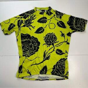 Twin Six Cycling Jersey Club Floral sz XL Made in USA